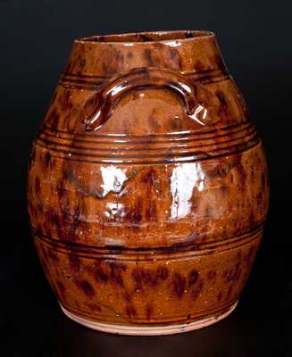 Early 19th Century Redware Jar w/