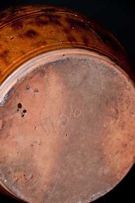 Early 19th Century Redware Jar w/