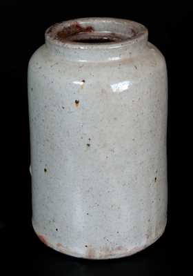 JOHN BELL, Waynesboro, PA Celadon-Glazed Stoneware Canning Jar