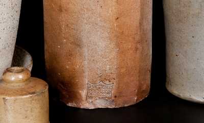 Lot of Five: Utilitarian Stoneware Vessels incl. W. Smith, Greenwich (Manhattan) NY Bottle