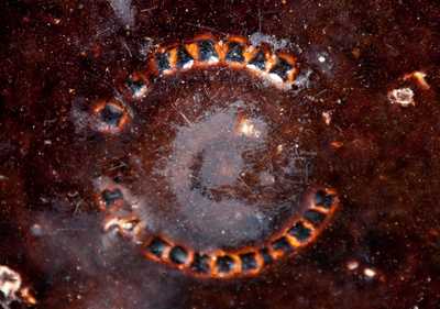 Rare E. L. FARRAR / BURLINGTON, VT Rockingham Ware Spittoon