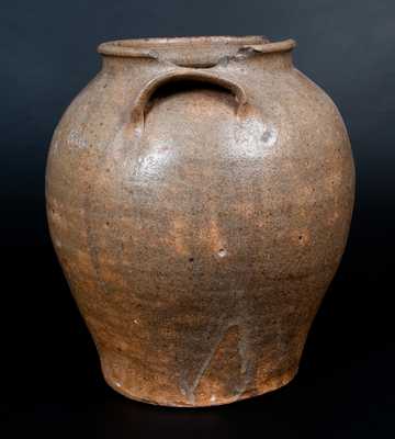 Alkaline-Glazed Stoneware Jar with Two Slash Marks att. Slave Potter Dave Drake, Edgefield, SC
