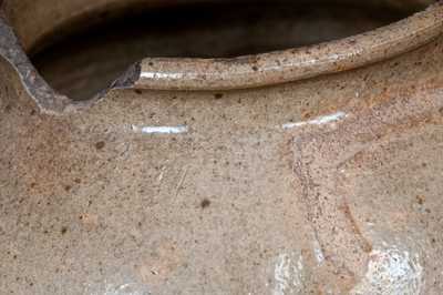 Alkaline-Glazed Stoneware Jar with Two Slash Marks att. Slave Potter Dave Drake, Edgefield, SC