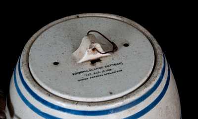 Unusual Edison-LaLande Stoneware Battery Vessel