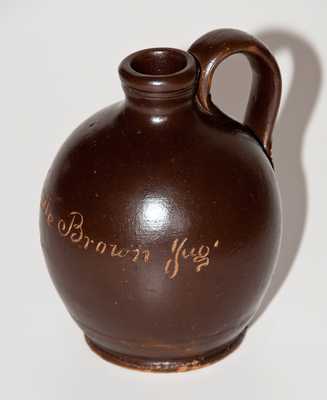 Anna Pottery Stoneware Jug, Incised