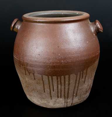 Tennessee Stoneware Flowerpot, probably Wm Grindstaff, Knoxville