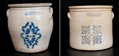 Two F. H. COWDEN / HARRISBURG, PA Stoneware Pieces