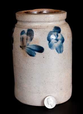 Quart-Sized Remmey, Philadelphia Stoneware Jar