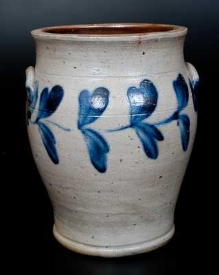Four-Gallon Stoneware Jar w/ Cobalt Decoration, Richard Remmey, Philadelphia