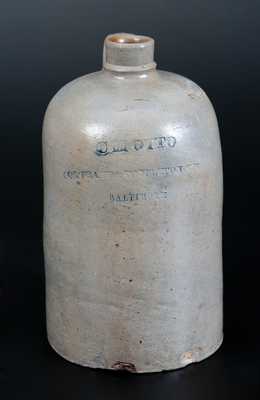 Half-Gallon BALTIMORE Stoneware Advertising Jug