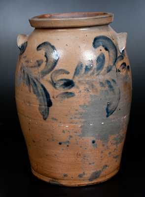 Four-Gallon Stoneware Jar att. David Parr, Richmond, VA, circa 1855