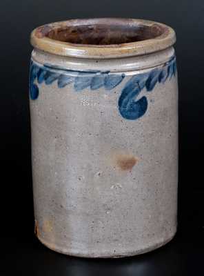 S. BELL & SON / STRASBURG, VA Stoneware Jar with Swag Decoration