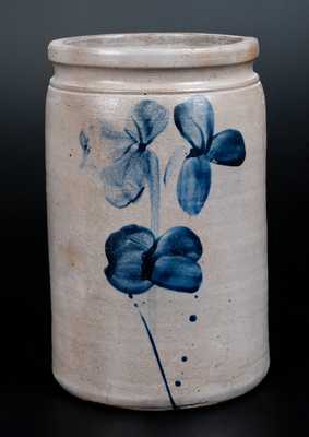 P. HERRMANN, Baltimore, MD Decorated Stoneware Jar