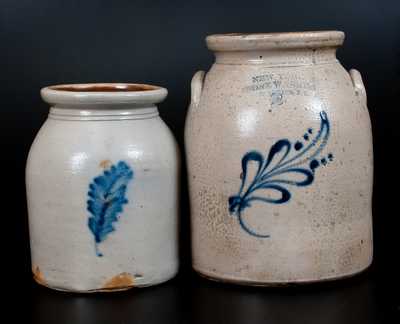 Lot of Two: Stoneware Jars incl. NEW YORK STONEWARE CO. Example