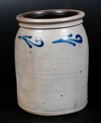 1 Gal. Stoneware Jar with Slip-Trailed Decoration, New Jersey