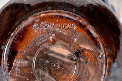 Unusual Small-Sized JOHN BELL (Waynesboro, PA) Redware Bowl, c1840-80