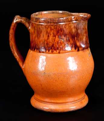 Scarce Glazed JOHN BELL (Waynesboro, PA) Redware Pitcher