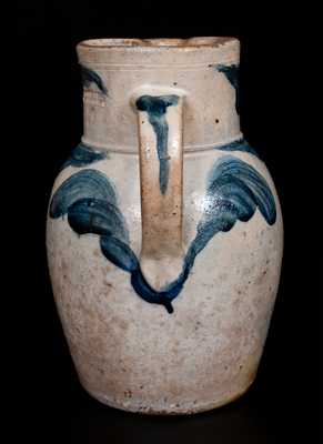 Outstanding and Rare JOHN BELL / WAYNESBORO  Stoneware Pitcher w/ Cobalt Decoration, c1850-80