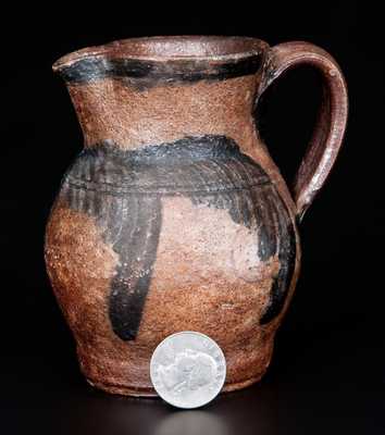 Very Rare Miniature Stoneware Pitcher att. David Parr, Jr., Richmond, VA, c1855
