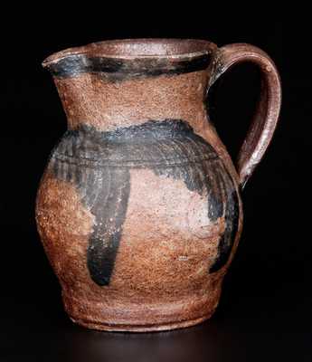 Very Rare Miniature Stoneware Pitcher att. David Parr, Jr., Richmond, VA, c1855
