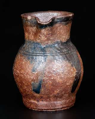 Very Rare Miniature Stoneware Pitcher att. David Parr, Jr., Richmond, VA, c1855