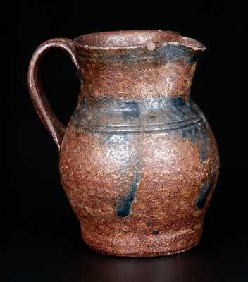 Very Rare Miniature Stoneware Pitcher att. David Parr, Jr., Richmond, VA, c1855