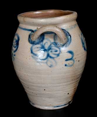 Extremely Rare and Important Stoneware Jar, Kemple Pottery, Ringoes, NJ, circa 1775