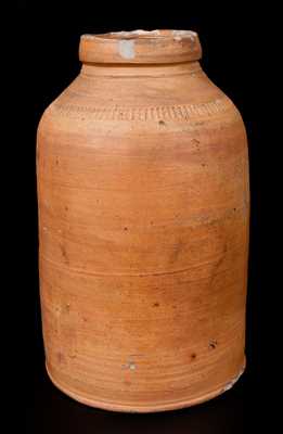 Extremely Rare MADE BY XERXES PRICE AT S. AMBOY NJ Stoneware Jar