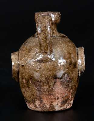 Extremely Rare and Important Stoneware Face Jug, Edgefield, SC, circa 1860