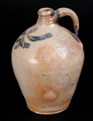 Half-Gallon Stoneware Jug w/ Incised Foliate Decoration, Manhattan origin, probably John Remmey III