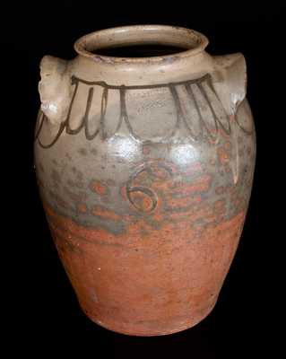 Scarce CHANDLER MAKER, Edgefield, SC Six-Gallon Stoneware Jar