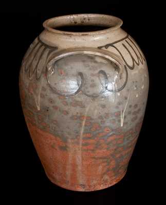 Scarce CHANDLER MAKER, Edgefield, SC Six-Gallon Stoneware Jar