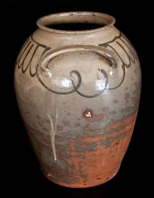 Scarce CHANDLER MAKER, Edgefield, SC Six-Gallon Stoneware Jar