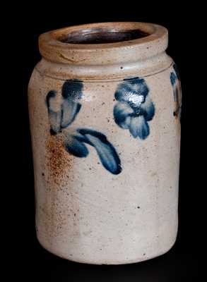 Quart-Sized Remmey, Philadelphia Stoneware Jar