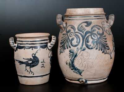 Two Pieces of Westerwald Stoneware, German origin, 19th century