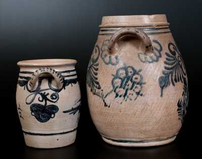 Two Pieces of Westerwald Stoneware, German origin, 19th century