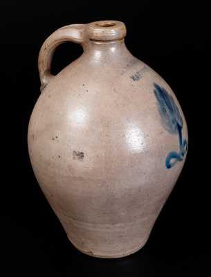 Rare BENNINGTON FACTORY Decorated Stoneware Jug