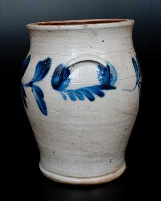 Four-Gallon Stoneware Jar w/ Cobalt Decoration, Richard Remmey, Philadelphia