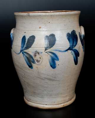 Four-Gallon Stoneware Jar w/ Cobalt Decoration, Richard Remmey, Philadelphia