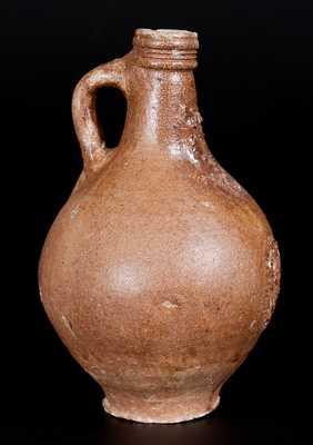 Bellarmine Stoneware Jug, probably Frechen, Germany origin, 16th or 17th century