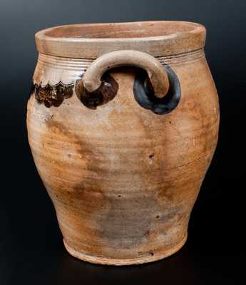 Very Rare WARNE / S. AMBOY. N. JERSY Three-Gallon Stoneware Jar