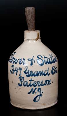 Paterson, NJ Script Jug (Power & Stalter) by Fulper Bros. (Flemington)