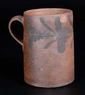 Extremely Rare att. Rockingham County, Virginia Decorated Stoneware Mug