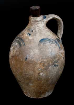 SMITH & DAY / NORWALK Decorated Ovoid Stoneware Jug