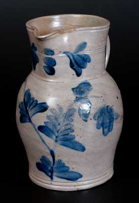 One-Gallon Decorated Stoneware Pitcher, Maryland or Southeastern PA