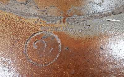 Scarce J. MILLER / WHEELING, Va. Stoneware Jug