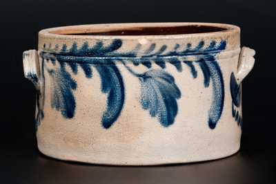 R.C.R. / PHILA. Stoneware Butter Crock, Richard Remmey, Philadelphia, c1880