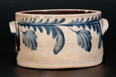  R.C.R. / PHILA. Stoneware Butter Crock, Richard Remmey, Philadelphia, c1880