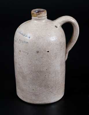 Rare Baltimore Quart Stoneware Jug w/ WESTMINSTER Liquor Advertising