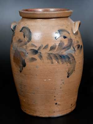 Four-Gallon Stoneware Jar att. David Parr, Richmond, VA, circa 1855